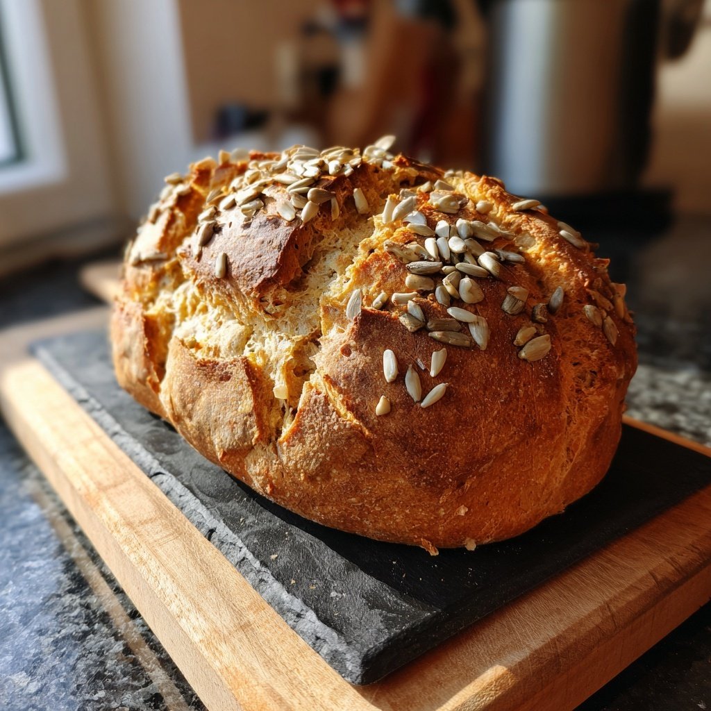 Zupfbrot Mit Sonnenblumenkernen