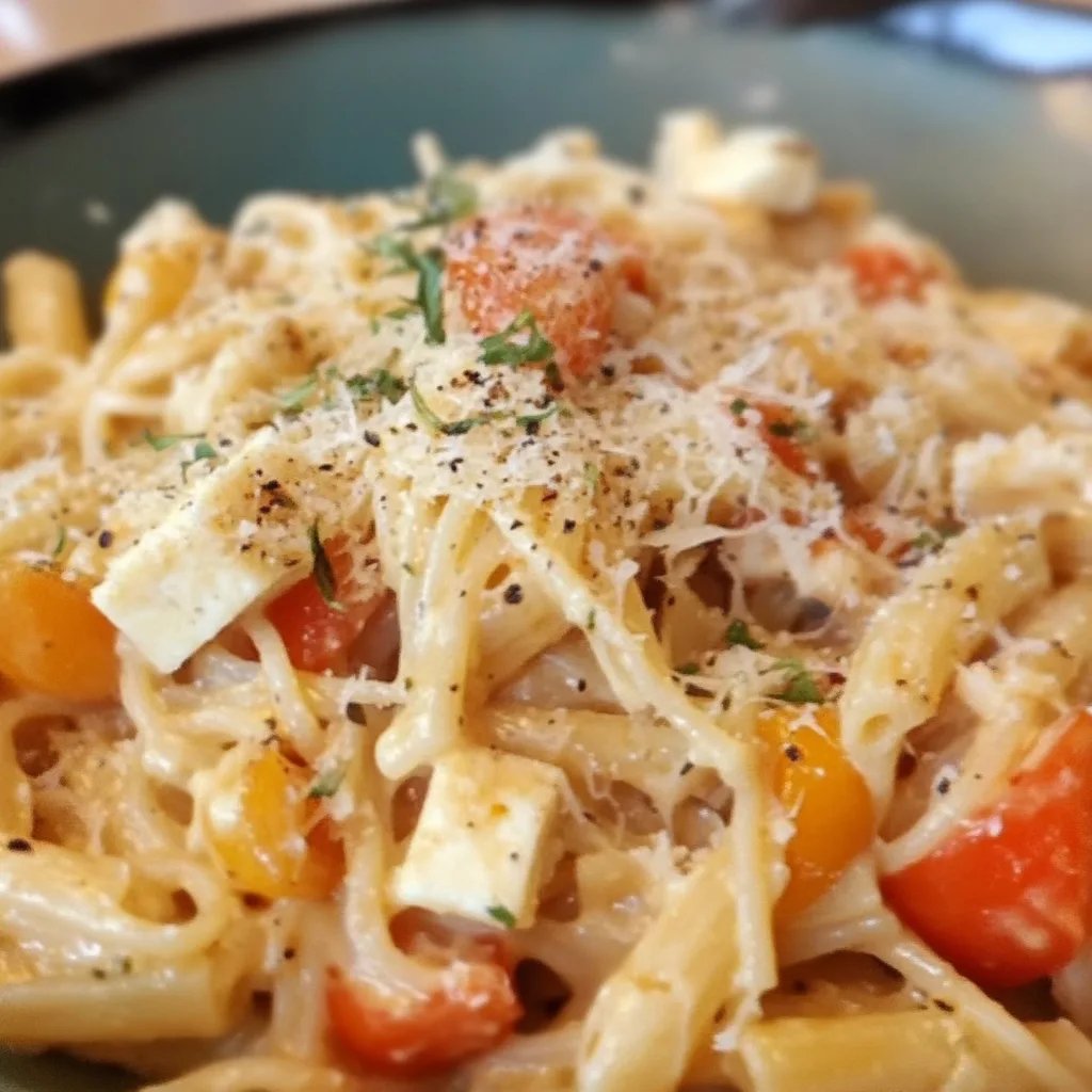 Feta-Pasta mit Hokkaido-Kürbis