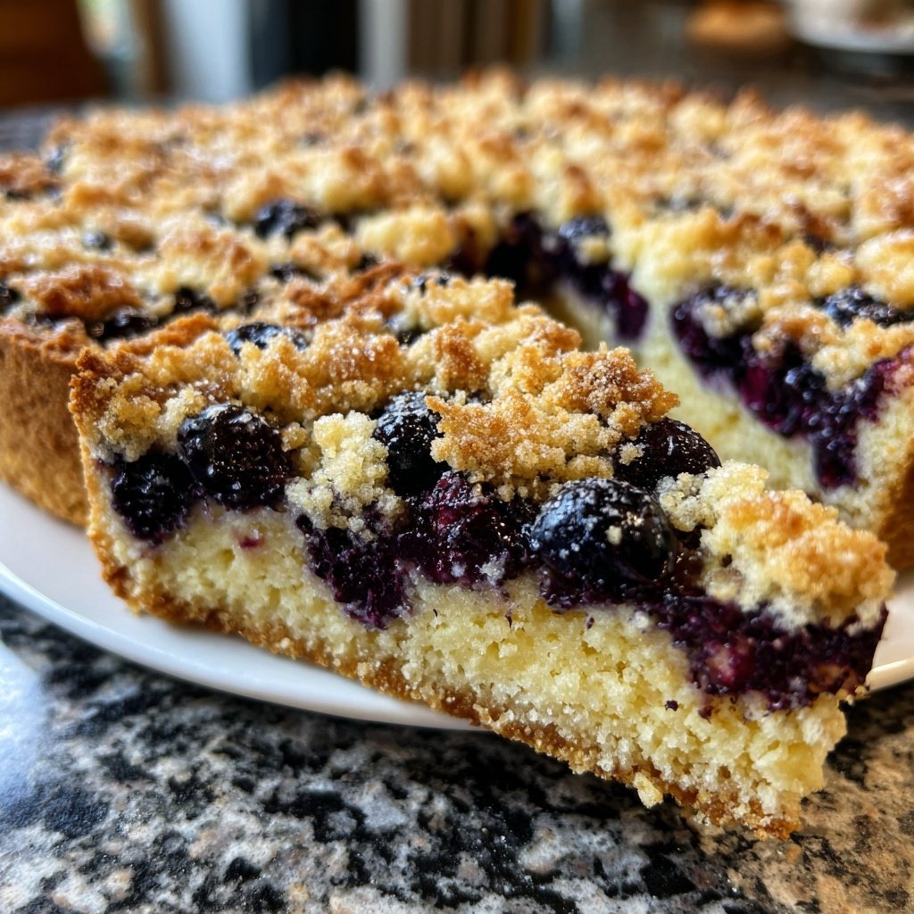 Streuselkuchen Mit Heidelbeeren
