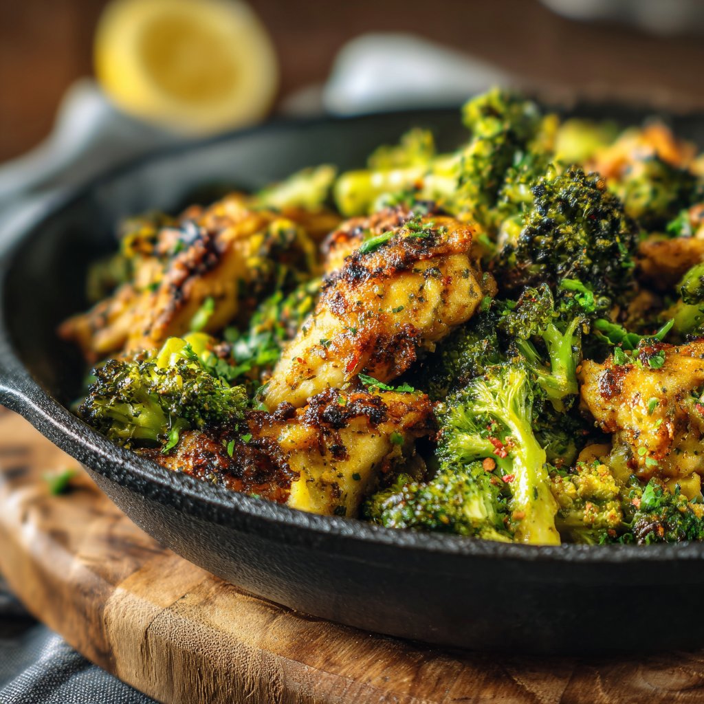 Brokkoli Hähnchen Pfanne Schnell