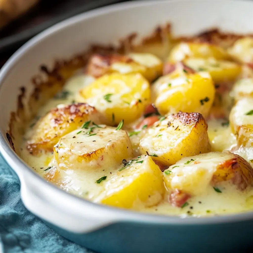 Kartoffel-Kohlrabi-Auflauf aus dem Ofen