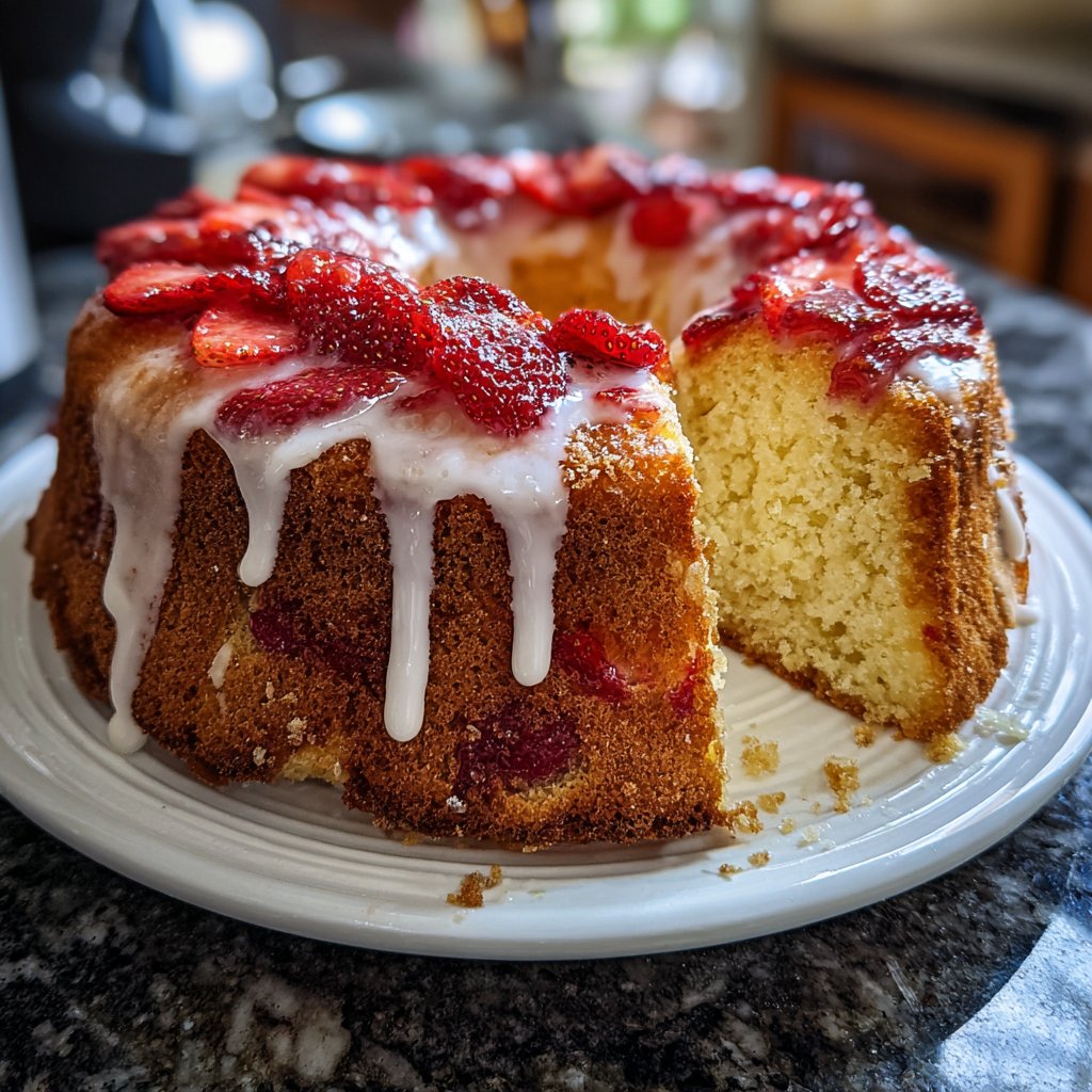 Erdbeerkuchen Leicht