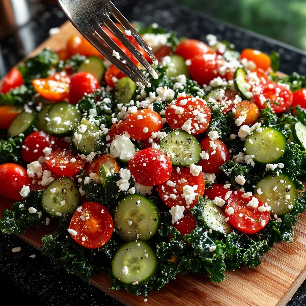 Wholesome Kale Delight – Frischer Salatgenuss