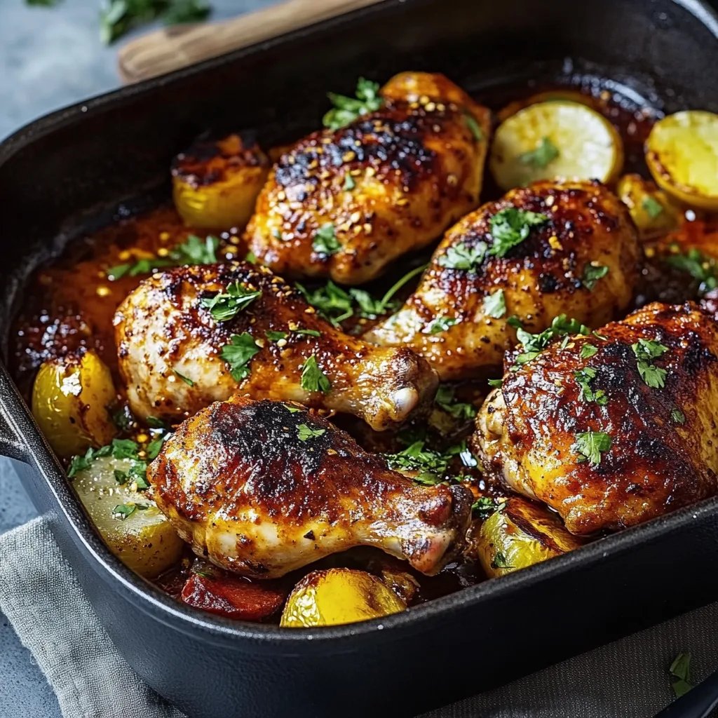 Pollo fino – würziges Hähnchen aus dem Ofen