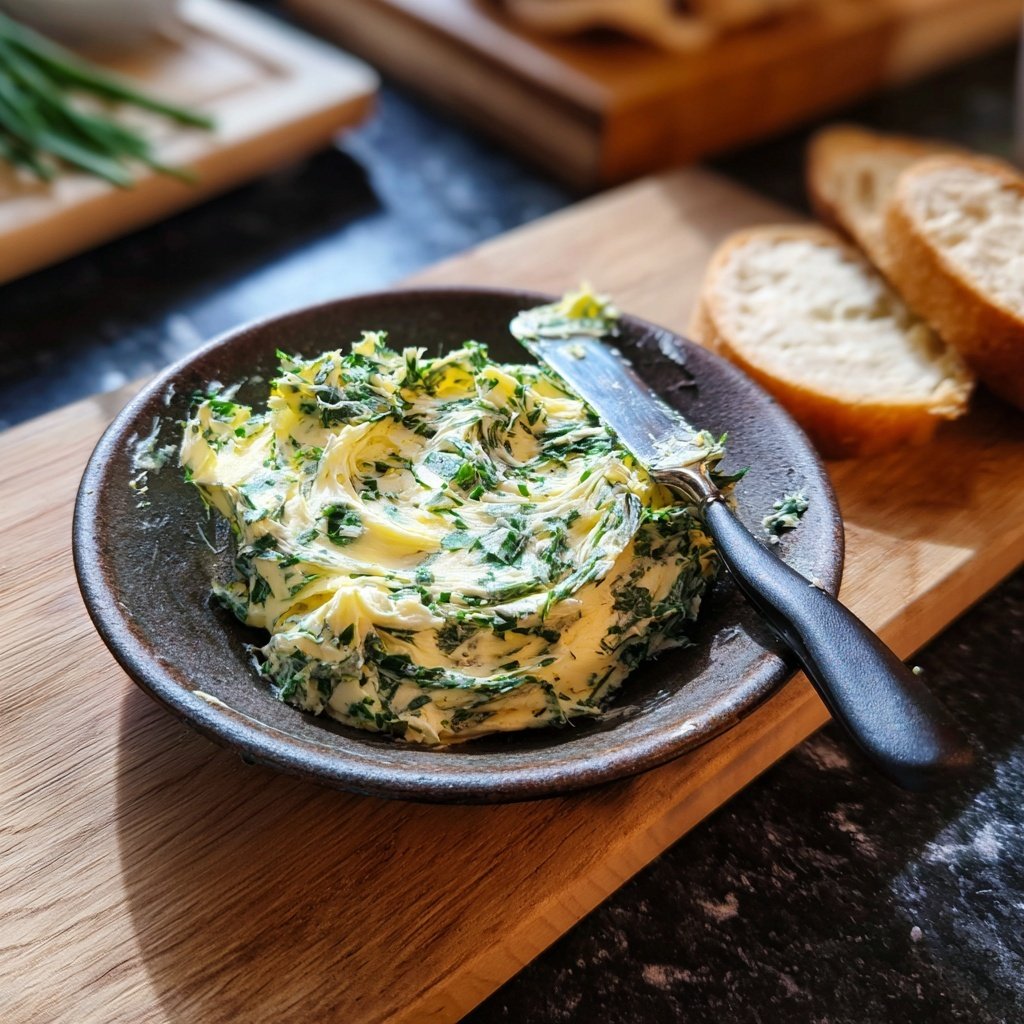Kräuterbutter Mit Knoblauchbutter Basis