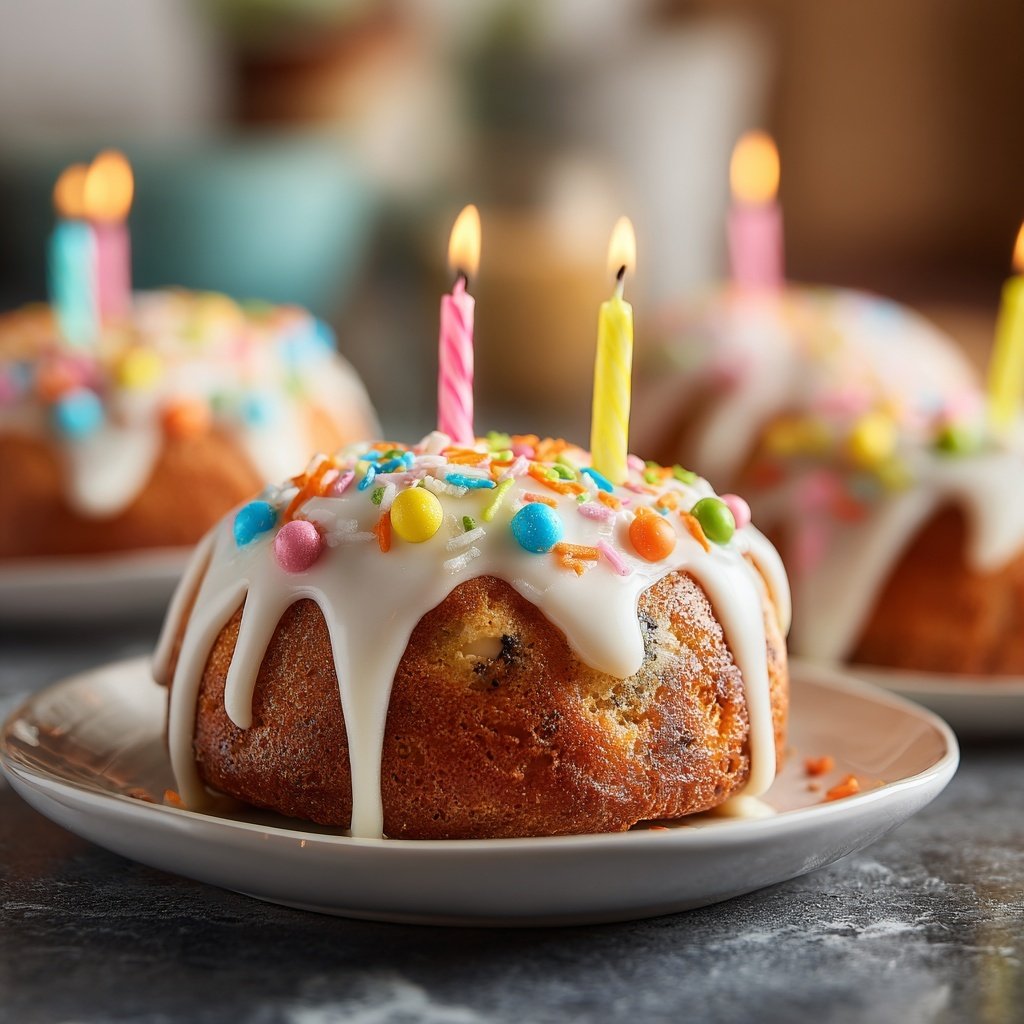 Geburtstagskuchen mit Kerzen