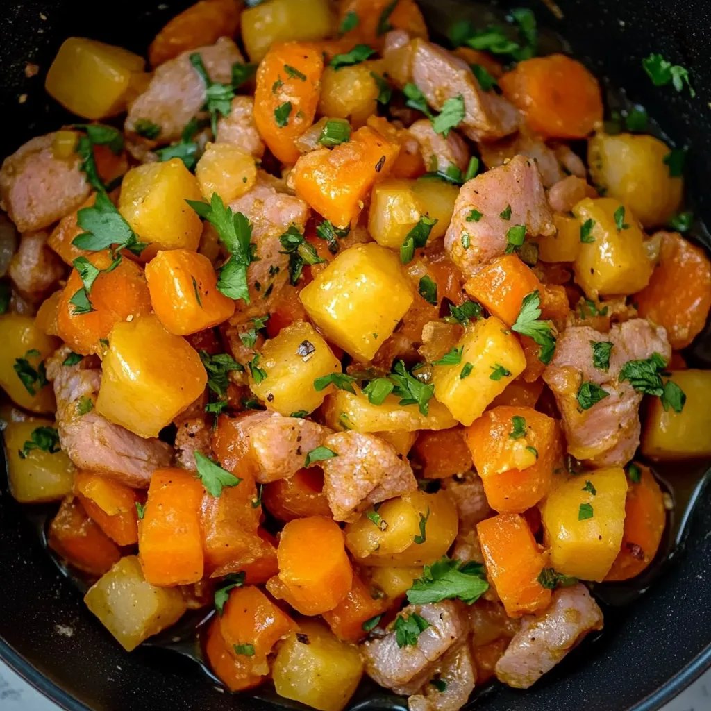 Omas leckerer Steckrüben Eintopf