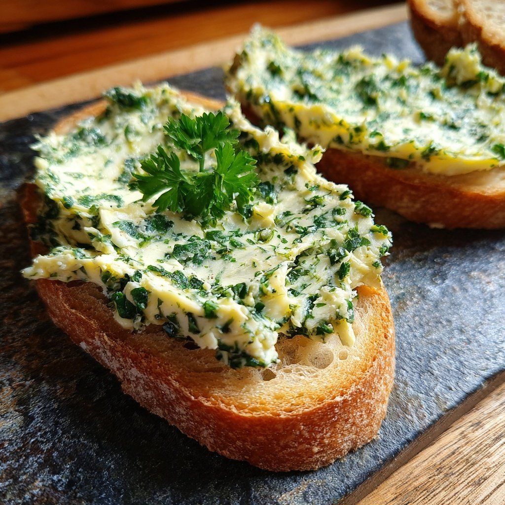 Kräuterbutter Mit Knoblauch Und Kräutern