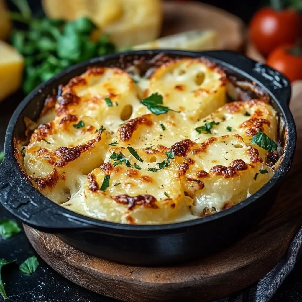 Gebackene Käse-Kartoffeln: Einfach & Lecker aus der Heißluftfritteuse!
