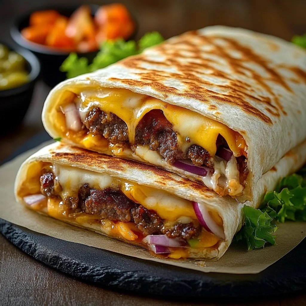 Cheeseburger Wraps